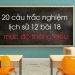 trắc nghiệm lịch sử 12 bài 18 mức độ thông hiểu