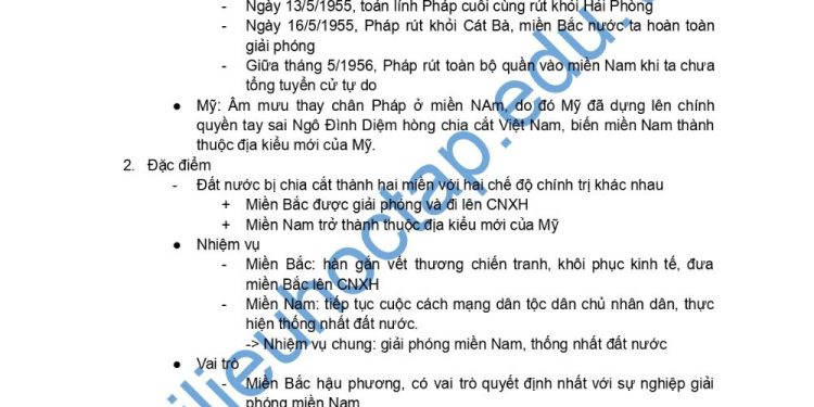 Tóm tắt lý thuyết lịch sử 12 bài 21 ngắn gọn