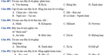 Cấu trúc đề thi đánh giá năng lực môn ngữ văn