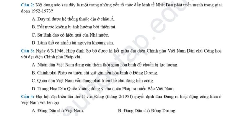 de-thi-khao-sat-chat-luong-lich-su-thpt-chuyen-hung-yen-2024