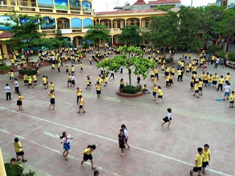 Tả quang cảnh trường em trước giờ học lớp 5 ngắn gọn nhất
