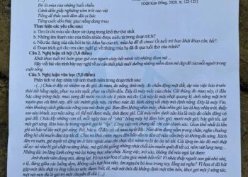 Dự đoán đề thi văn vào lớp 10 tỉnh Nghệ An 2024