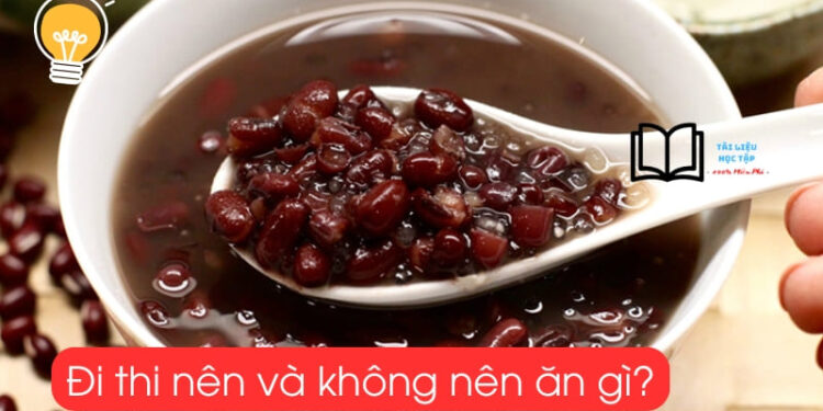 Trước khi đi thi nên và không nên ăn gì để may mắn?