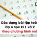 Các dạng bài tập toán lớp 4 học kì 1 và 2 có đáp án