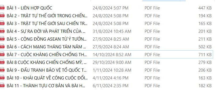 Tổng hợp lý thuyết lịch sử 12 ngắn nhất thi thpt quốc gia