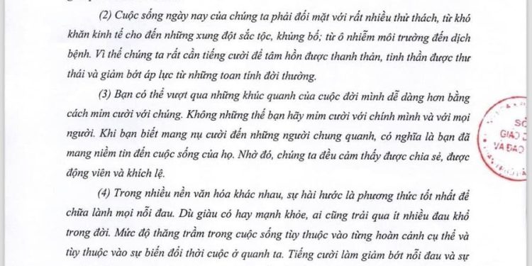 Đề minh hoạ vào lớp 10 môn Văn TP Hải Phòng 2025