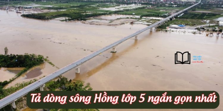 bài văn tả dòng Sông Hồng lớp 5 ngắn gọn nhất