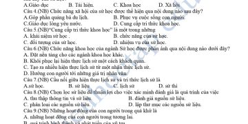 Đề thi giữa HK1 lịch sử lớp 10 THPT Ngô Quyền 2024