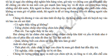Đề thi văn cuối HK1 lớp 7 THCS NGuyễn Du 2023