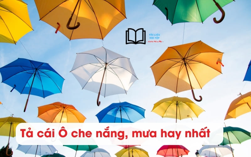 Tả cái Ô che nắng lớp 2,3 hay nhất