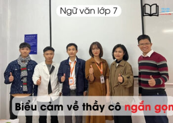 Viết bài văn biểu cảm về thầy cô ngắn gọn lớp 7
