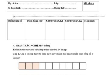 5 Đề thi giữa kì 2 Toán 5 Kết nối tri thức có đáp án