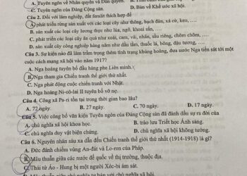 Đề thi LS & ĐL lớp 8 giữa học kì 2 Xuân Đỉnh 2025