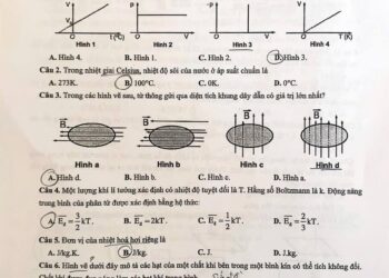 Đề thi khảo sát môn vật lí lớp 12 Hà Nội 2025