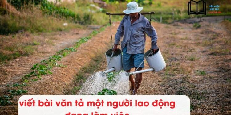 viết bài văn tả một người lao động đang làm việc lớp 5 ngắn gọn