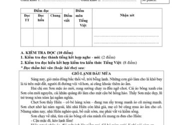 10 Đề thi cuối kì 2 lớp 5 môn Tiếng Việt Kết nối tri thức