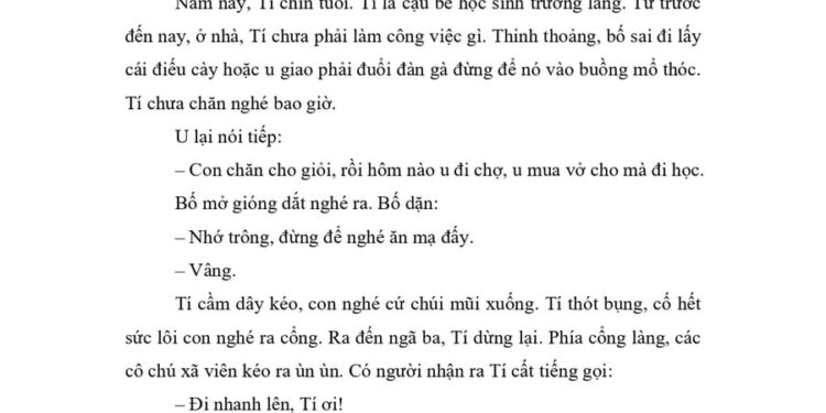 Đề ôn thi tiếng việt lớp 4 cuối kì 2 có đáp án sách Kết Nối Tri Thức