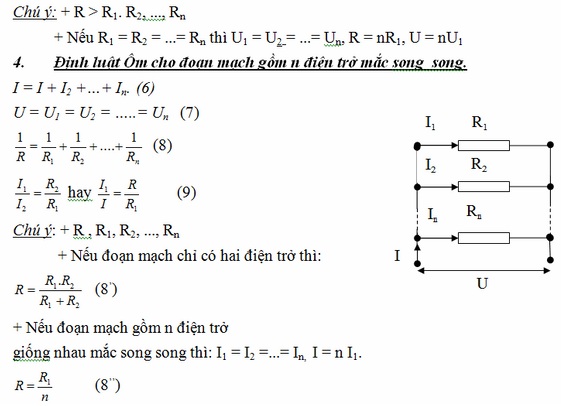 Các dạng bài tập Vật lý lớp 9 học kỳ 2