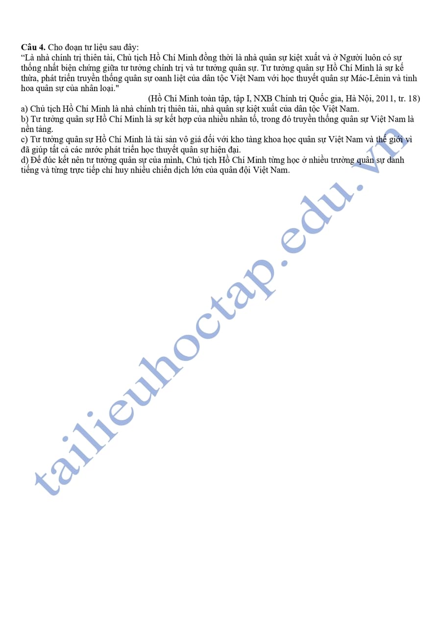 Đề kiểm tra HK2 lịch sử lớp 12 Vĩnh Long 2025 4