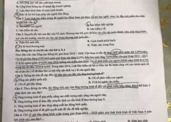 Đề thi giáo dục kinh tế pháp luật THPT quốc gia 2025