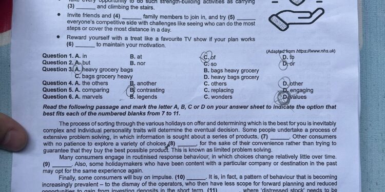 Đề thi tiếng Anh THPT quốc gia 2025 có đáp án và file PDF