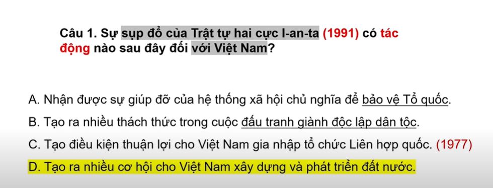 Bí quyết Mẹo khoanh trắc nghiệm lịch sử 12 Dễ Đúng Hơn