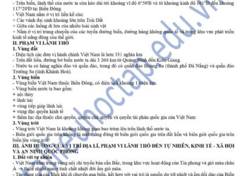 Lý thuyết địa lí lớp 12 bài 1 Kết Nối Tri Thức ngắn gọn