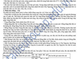 Lý thuyết địa lí lớp 12 bài 3 ngắn gọn dễ hiểu KNTT
