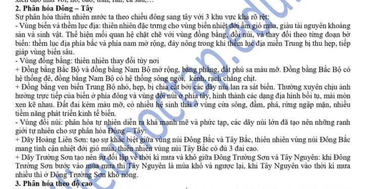 Lý thuyết địa lí lớp 12 bài 3 ngắn gọn dễ hiểu KNTT