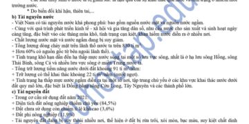 Lý thuyết địa lí lớp 12 bài 5 sách Kết Nối Tri Thức 2 trang