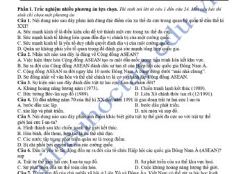 Đề thi KSCL lớp 12 môn sử cụm THPT Hiệp Hoà - Tiên Du 2026