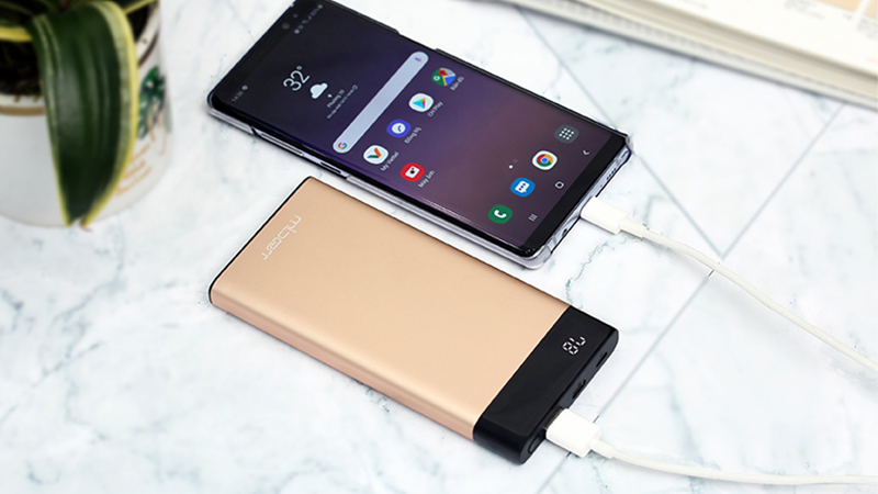 Cường độ dòng điện Ampe trên sạc dự phòng