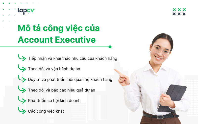 Mô tả công việc Account Executive