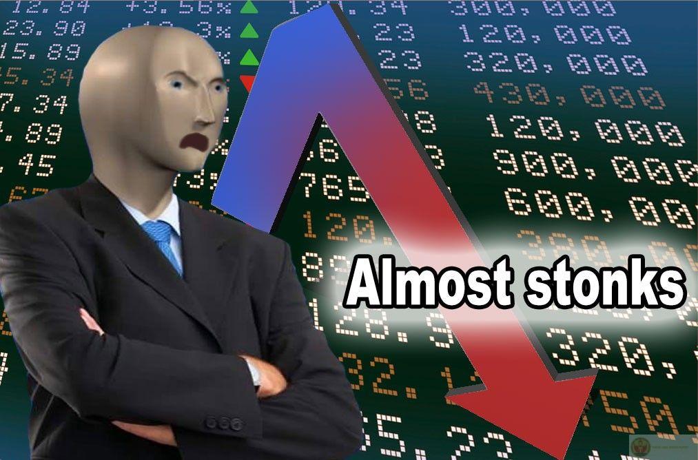 Meme stonks hài hước phản ánh sự phi lý quen thuộc trong đời sống