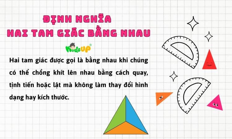 3 trường hợp cho thấy hai tam giác bằng nhau