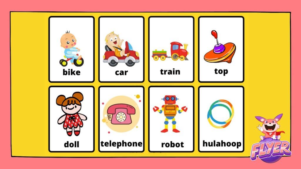 Các loại đồ chơi trong tiếng Anh