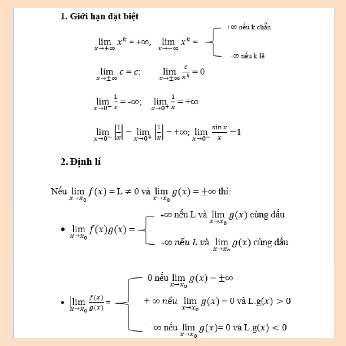 Giới hạn hữu hạn