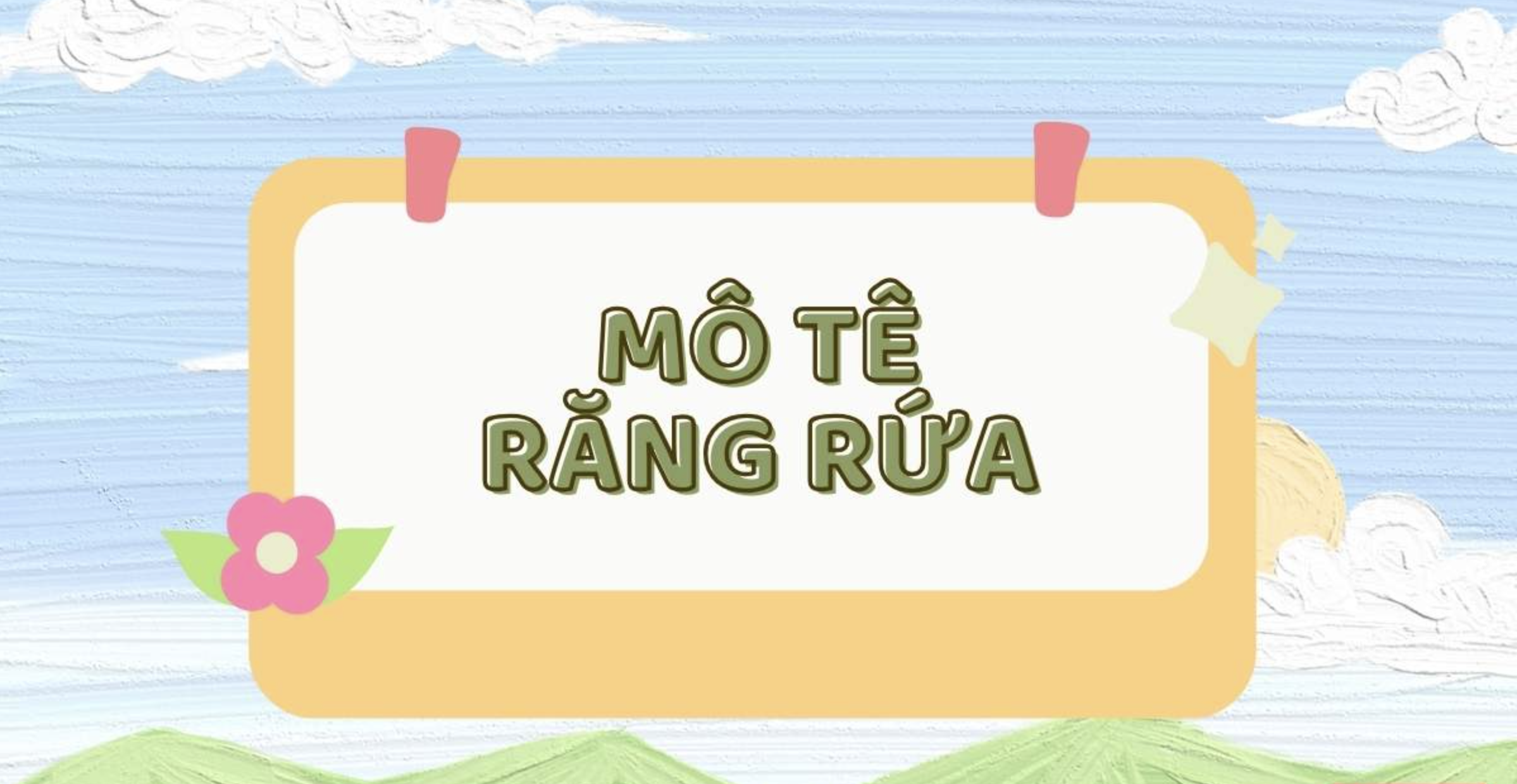Mô tê răng rứa là gì?