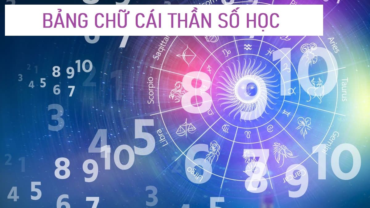 Bảng chữ cái thần số học