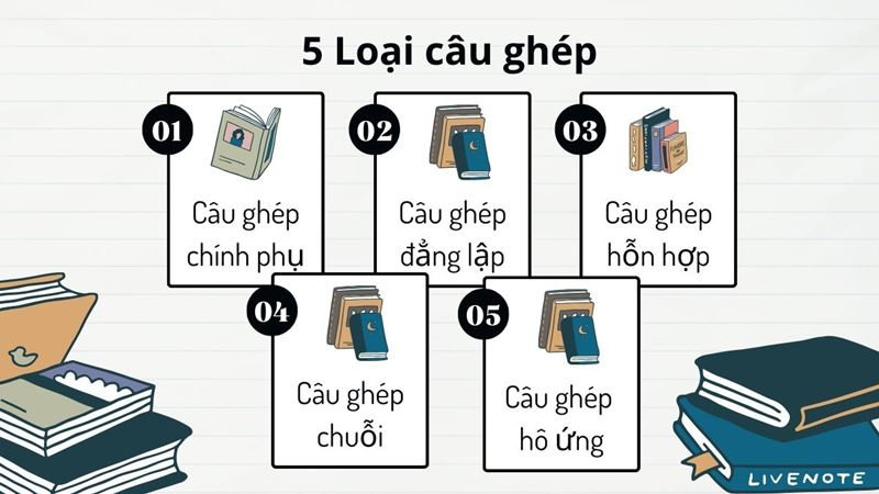 Có mấy loại câu ghép trong tiếng Việt? (Ảnh: Canva)