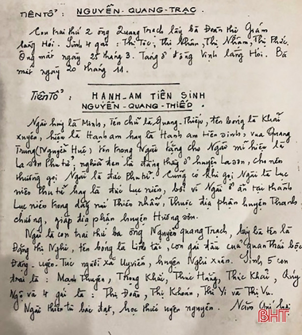 Rạng danh dòng họ Nguyễn ở làng Mật Thôn