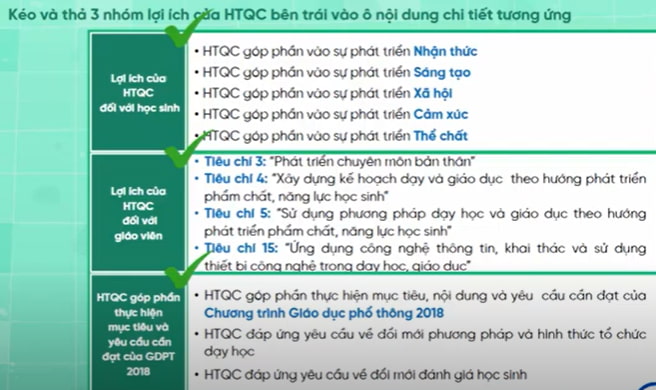 Đáp án Học thông qua Chơi