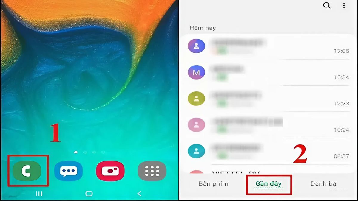 Cách chặn cuộc gọi từ đầu số 0251 khi bị làm phiền bước 1