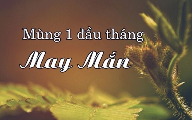 Lời chúc mùng 1 đầu tháng may mắn, bình an hay nhất