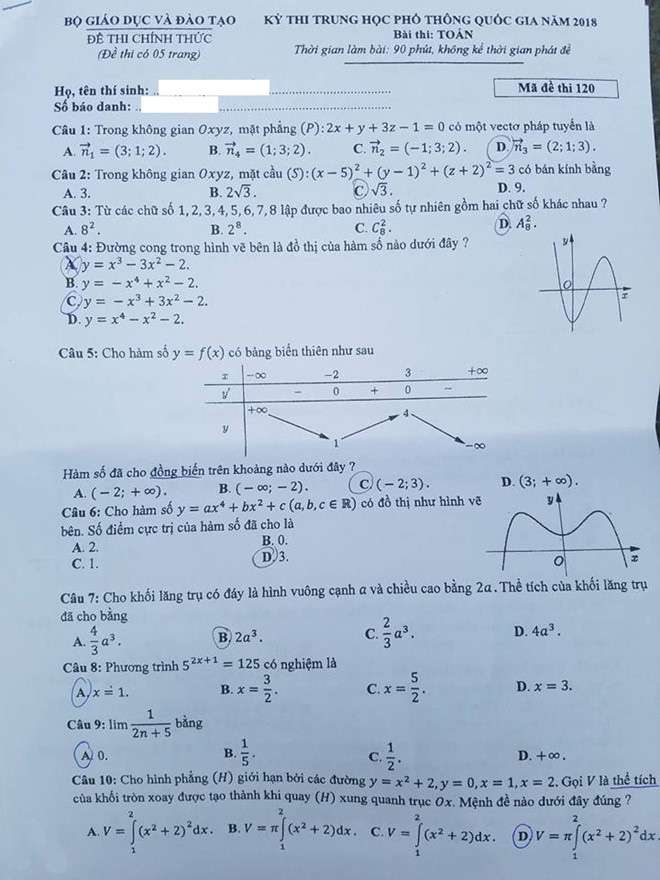 de thi 2018 mon toan 16