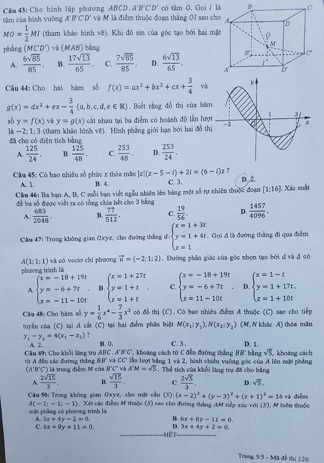 de thi 2018 mon toan 20