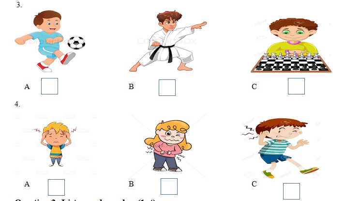 Đề thi cuối kì 2 lớp 5 môn tiếng Anh