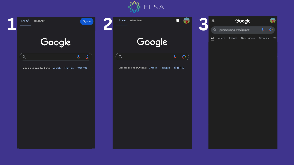 Cách xác định cách đánh trọng âm trên điện thoại bước 1,2,3