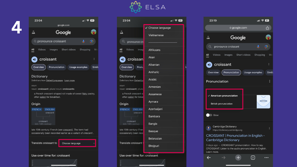 Cách xác định cách đánh trọng âm trên điện thoại bước 4