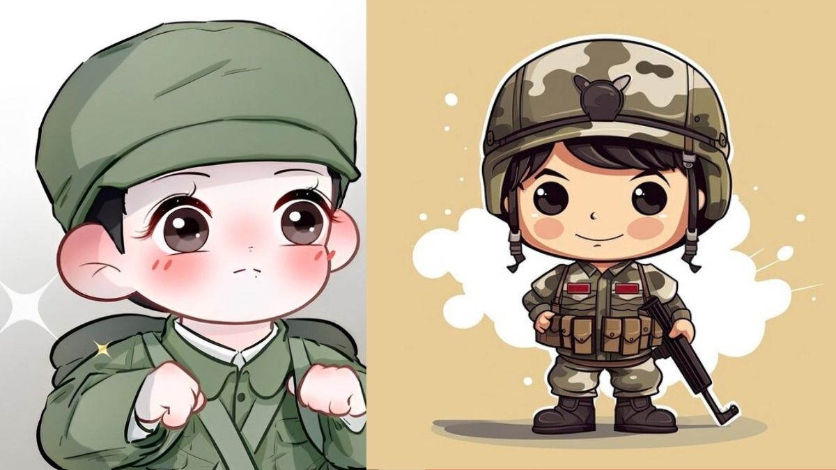 Hình ảnh chú bộ đội hải quân cute